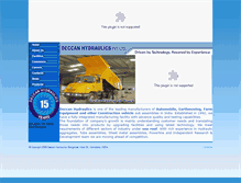 Tablet Screenshot of deccanhydraulics.com